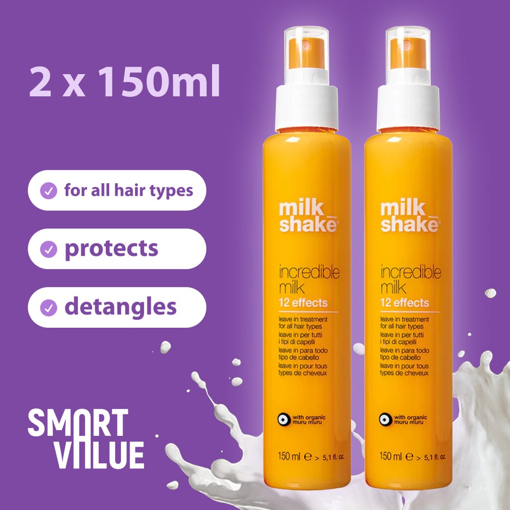 Молочко для волос Milk Shake Leave In Incredible Milk, 2x150 мл цена |  kaup24.ee