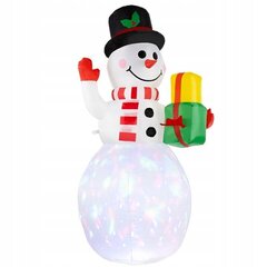Täispuhutav lumememm 155 cm hind ja info | Jõulukaunistused | kaup24.ee