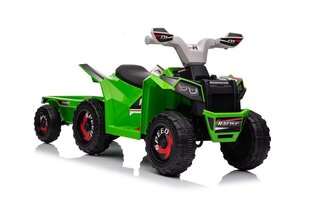 Электрический квадроцикл XMX630T с прицепом, зеленый цена и информация | Электромобили для детей | kaup24.ee