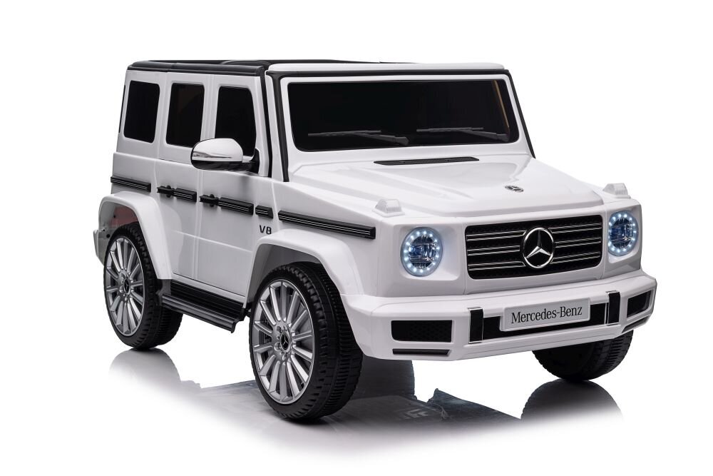 Mercedes G500 XMX627 elektriauto, valge hind ja info | Laste elektriautod | kaup24.ee