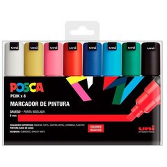 Viltpliiatsite komplekt Posca PC-8K 8 tk, mitmevärviline цена и информация | Канцелярские товары | kaup24.ee