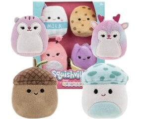 Mänguasjade komplekt mini Squishmallows, 4 tk цена и информация | Мягкие игрушки | kaup24.ee