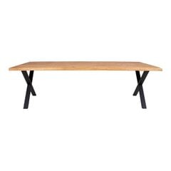 Обеденный стол Toulon, 300x100x75 см, коричневый/черный цена и информация | Кухонные и обеденные столы | kaup24.ee