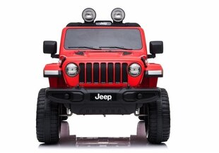 Jeep Wrangler Rubicon elektriauto, punane hind ja info | Laste elektriautod | kaup24.ee