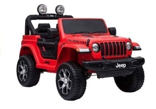 Jeep Wrangler Rubicon elektriauto, punane hind ja info | Laste elektriautod | kaup24.ee