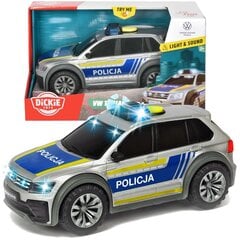 Игрушечная полицейская машина Dickie Toys Volkswagen Tiguan R-Line цена и информация | Развивающий мелкую моторику - кинетический песок KeyCraft NV215 (80 г) детям от 3+ лет, бежевый | kaup24.ee
