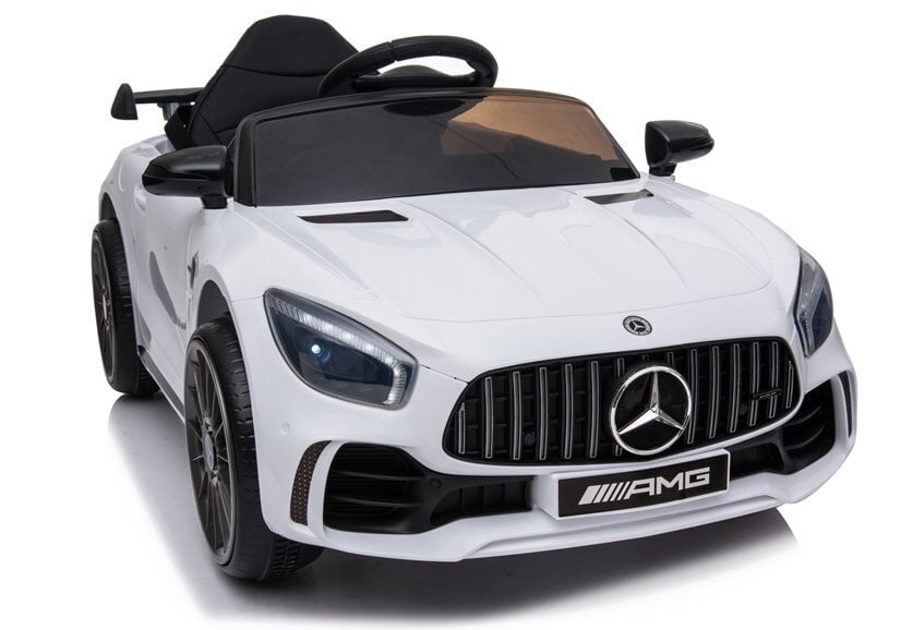 Mercedes GT R akuauto, valge hind ja info | Laste elektriautod | kaup24.ee