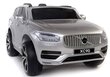 VOLVO XC90 ühekohaline elektriauto, hõbedane цена и информация | Laste elektriautod | kaup24.ee