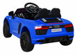 Audi R8 ühekohaline elektriauto, sinine hind ja info | Laste elektriautod | kaup24.ee