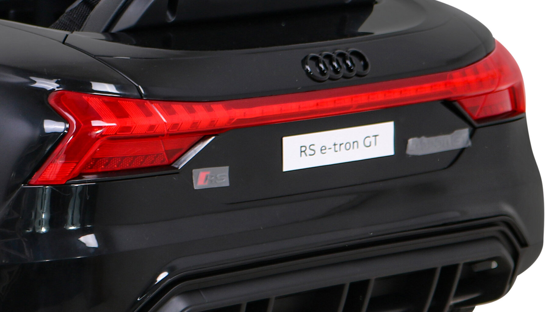 Audi RS E-Tron GT laste ühekohaline elektriauto, must цена и информация | Laste elektriautod | kaup24.ee