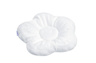 Подушка 30x25 см, белый цветок цена и информация | Детские подушки, конверты, спальники | kaup24.ee