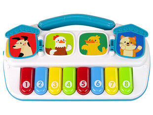 Laste klaver, värvilised loomad hind ja info | Arendavad mänguasjad | kaup24.ee