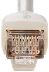 LAN RJ45 Cat-7 Сетевой кабель Ethernet 4,6 м Белый цена и информация | Кабели и провода | kaup24.ee