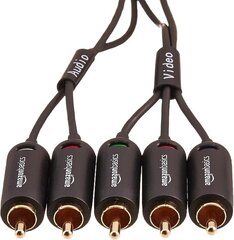 RCA Аудио стерео кабель для консоли 1,8 м цена и информация | Кабели и провода | kaup24.ee