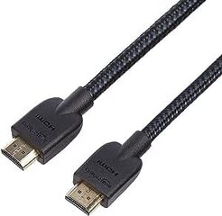 Кабель HDMI 4K 10,2 Гбит/с с оплеткой 3 м черный цена и информация | Кабели и провода | kaup24.ee