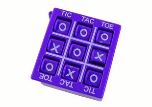 Tic-tac-toe mäng 4,5 cm, lilla цена и информация | Настольные игры, головоломки | kaup24.ee