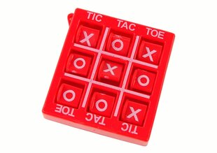 Tic-tac-toe mäng 4,5 cm, punane hind ja info | Lauamängud ja mõistatused | kaup24.ee