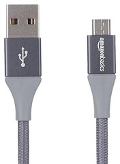 USB-kaabel tüüp Micro 2.0 laadija Nailon 0.3m Hall цена и информация | Кабели для телефонов | kaup24.ee