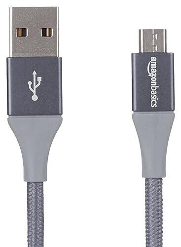 USB-kaabel tüüp Micro 2.0 laadija Nailon 0.3m Hall hind ja info | Mobiiltelefonide kaablid | kaup24.ee