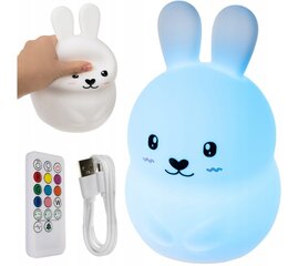Детский светодиодный ночник, белый кролик цена и информация | Детские светильники | kaup24.ee