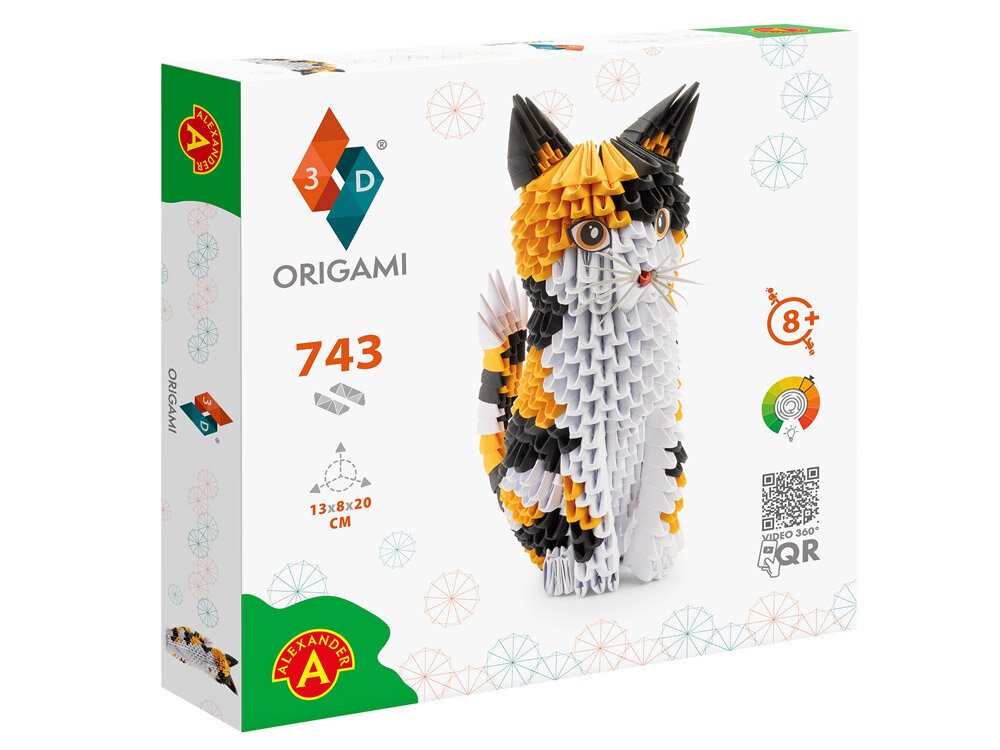 Loominguline komplekt origami 3D kass hind ja info | Arendavad mänguasjad | kaup24.ee