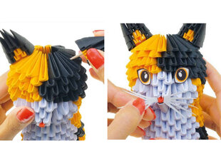 Набор для творчества - Оригами 3D кошка цена и информация | Развивающие игрушки | kaup24.ee