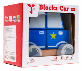 Puidust politseiauto hind ja info | Arendavad mänguasjad | kaup24.ee