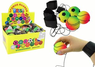 Pall nööril, värviline, 6 cm, 1 tk. цена и информация | Развивающие игрушки | kaup24.ee
