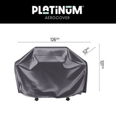 Чехол для газового гриля Platinum AeroCover 126х52хВ101 цена и информация | Аксессуары для гриля и барбекю | kaup24.ee