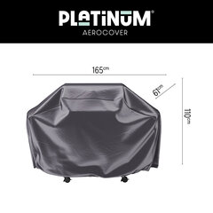 Чехол для газового гриля Platinum AeroCover 165х61хВ110 цена и информация | Аксессуары для гриля и барбекю | kaup24.ee