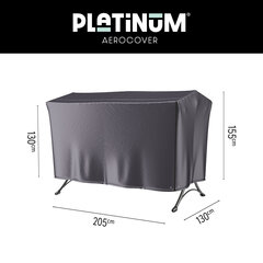 Kaitsekate aiakiigele Platinum AeroCover 205x130xH130/155cm цена и информация | Садовые качели | kaup24.ee