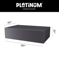 Защитный чехол для уличного обеденного комплекта Platinum AeroCover 280x190xВ85 цена и информация | Подушки, наволочки, чехлы | kaup24.ee