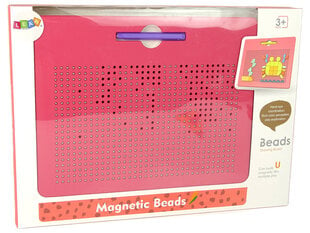 Магнитная доска с шариками 30 см x 25 см, розовая цена и информация | Развивающие игрушки | kaup24.ee