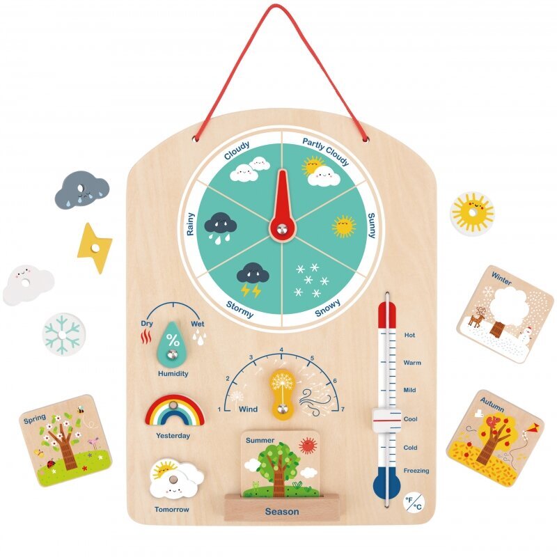 Mänguasja hariduskarp Tooky, 6 tk. hind ja info | Arendavad mänguasjad | kaup24.ee