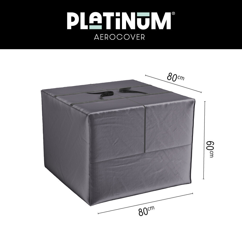 Aiamööbli padjakott Platinum AeroCover 80x80xH60 hind ja info | Toolipadjad ja -katted | kaup24.ee