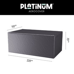 Защитный чехол для уличного обеденного стола Platinum AeroCover 220x110xВ70 цена и информация | Подушки, наволочки, чехлы | kaup24.ee