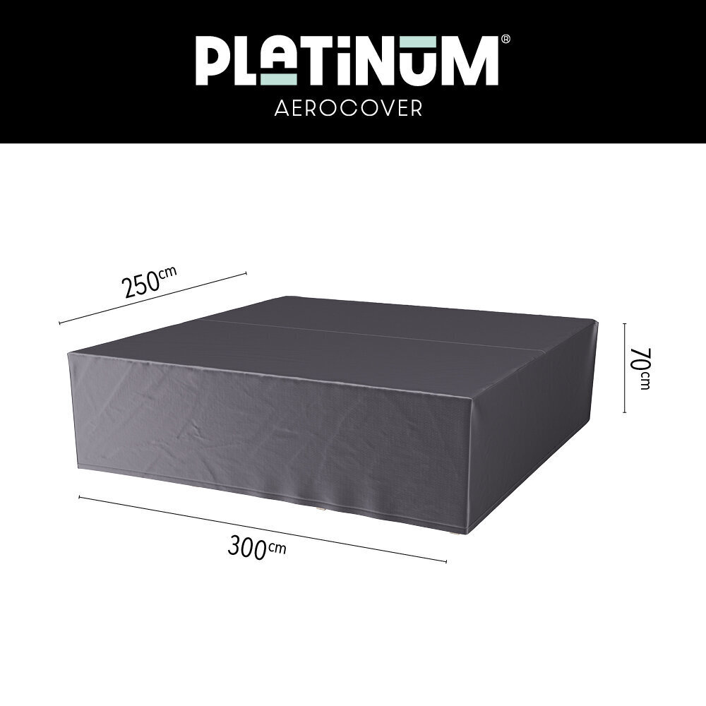 Kaitsekate aiamööblikomplektile Platinum AeroCover 300x250xH70 hind ja info | Toolipadjad ja -katted | kaup24.ee