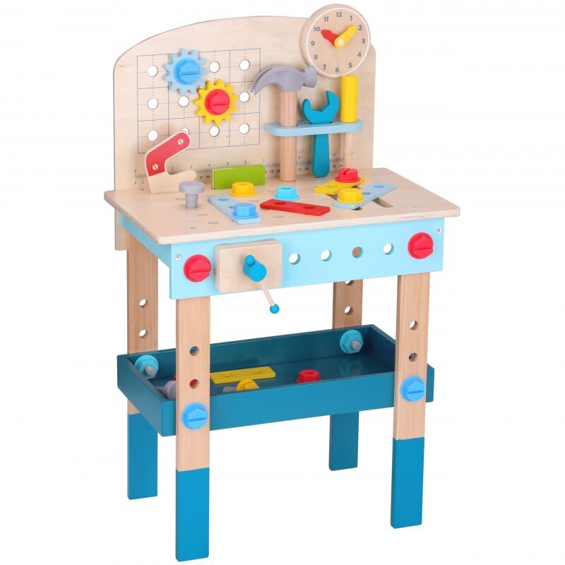 Puidust DIY laud Tooky Toy цена и информация | Poiste mänguasjad | kaup24.ee