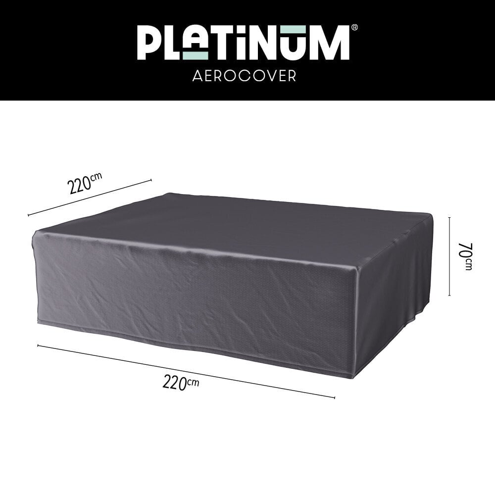 Kaitsekate aiamööblikomplektile Platinum AeroCover 220x220xH70 hind ja info | Toolipadjad ja -katted | kaup24.ee