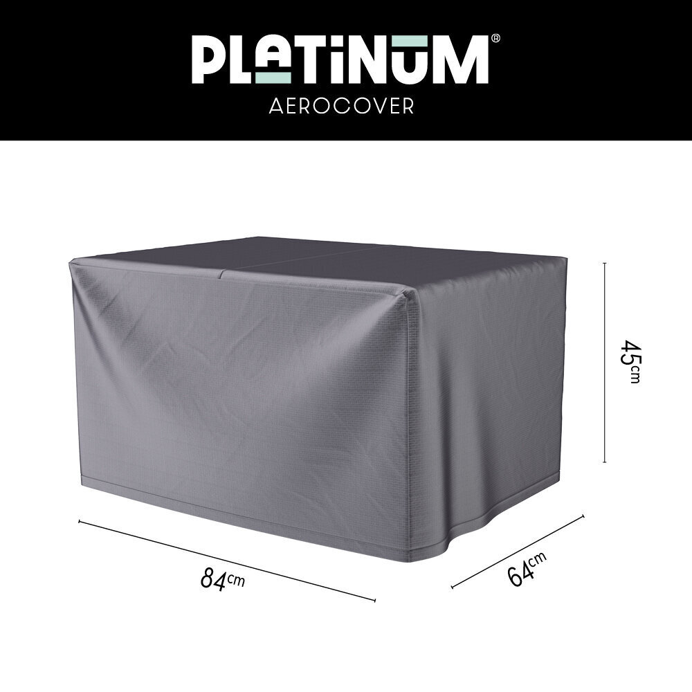 Kaitsekate aiamööblile, kohvilaudadele/kaminalaudadele Platinum AeroCover 84x64xH45 hind ja info | Toolipadjad ja -katted | kaup24.ee