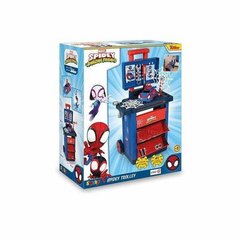 Töökoja komplekt Smoby Spiderman ja 45 tarvikut hind ja info | Arendavad mänguasjad | kaup24.ee