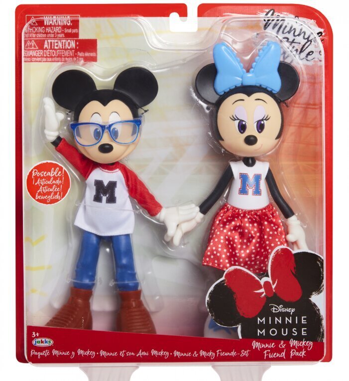 Minni Hiire sõbrapakett Disney Jakks 20947 hind ja info | Tüdrukute mänguasjad | kaup24.ee