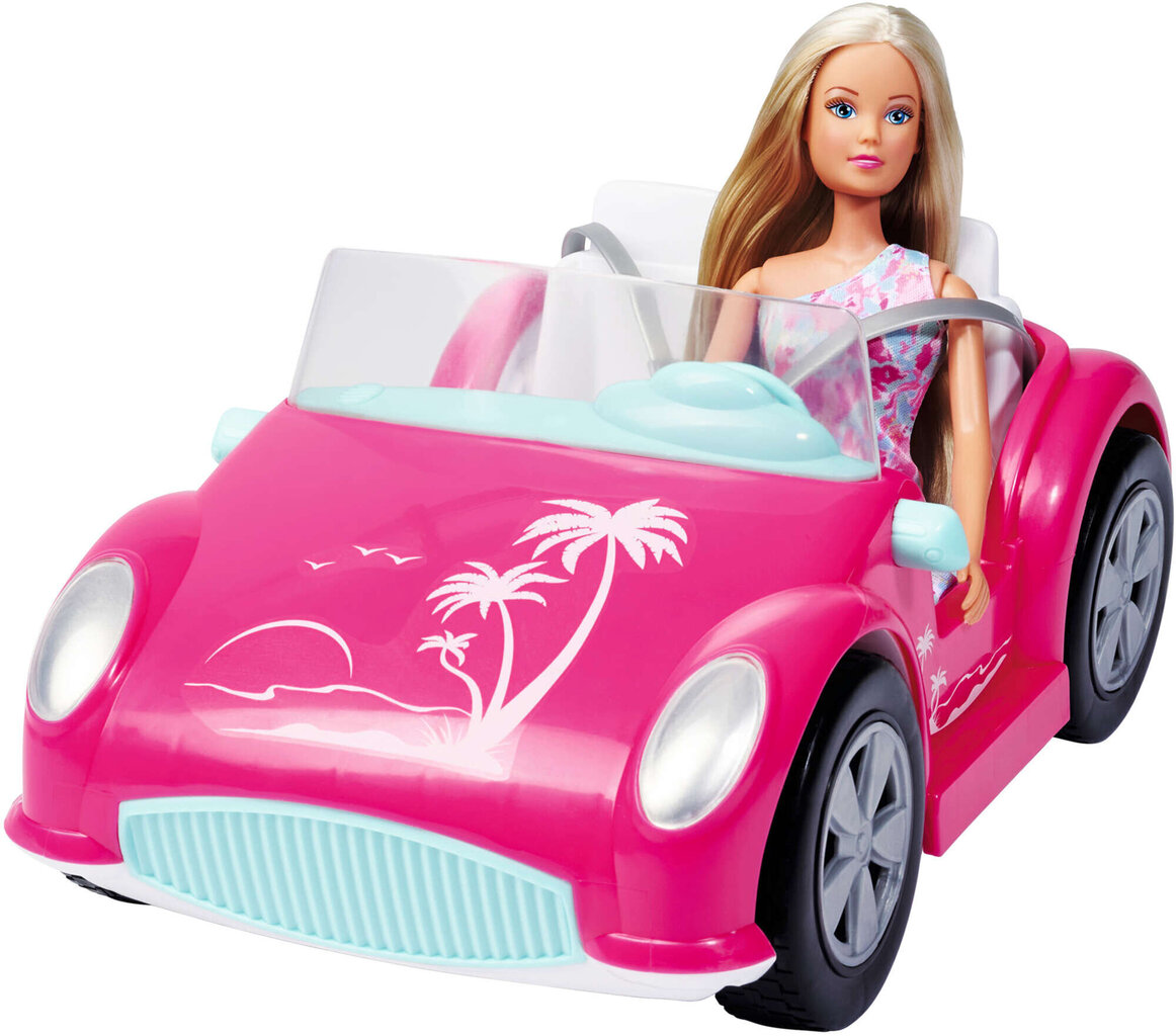 Nuku ja roosa kabriolettauto Steffi Love komplekt hind ja info | Tüdrukute mänguasjad | kaup24.ee