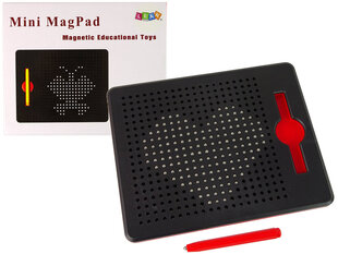 Mini MagPad magnetiline tahvel koos pallidega, must цена и информация | Развивающие игрушки | kaup24.ee