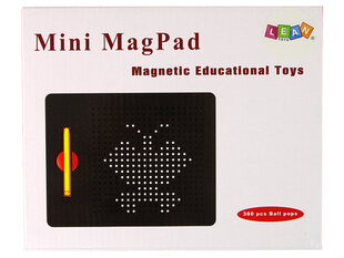 Mini MagPad magnetiline tahvel koos pallidega, must цена и информация | Развивающие игрушки | kaup24.ee