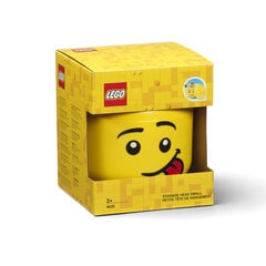 Ящик для игрушек LEGO, желтый. цена и информация | Ящики для вещей | kaup24.ee