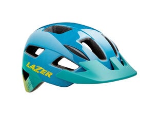 Детский велосипедный шлем Lazer Gekko Blue Yellow 50-56см цена и информация | Шлемы | kaup24.ee