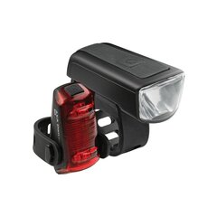 Комплект освещения AXA Dwn Set 50 Lux - Стоп-сигнал USB цена и информация | Велосипедные фонари, отражатели | kaup24.ee