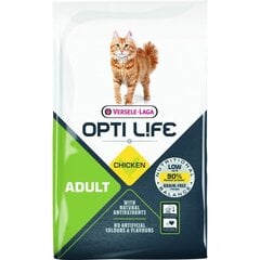 Versele Laga Opti Life täiskasvanud kassidele kanaga, 1 kg цена и информация | Сухой корм для кошек | kaup24.ee