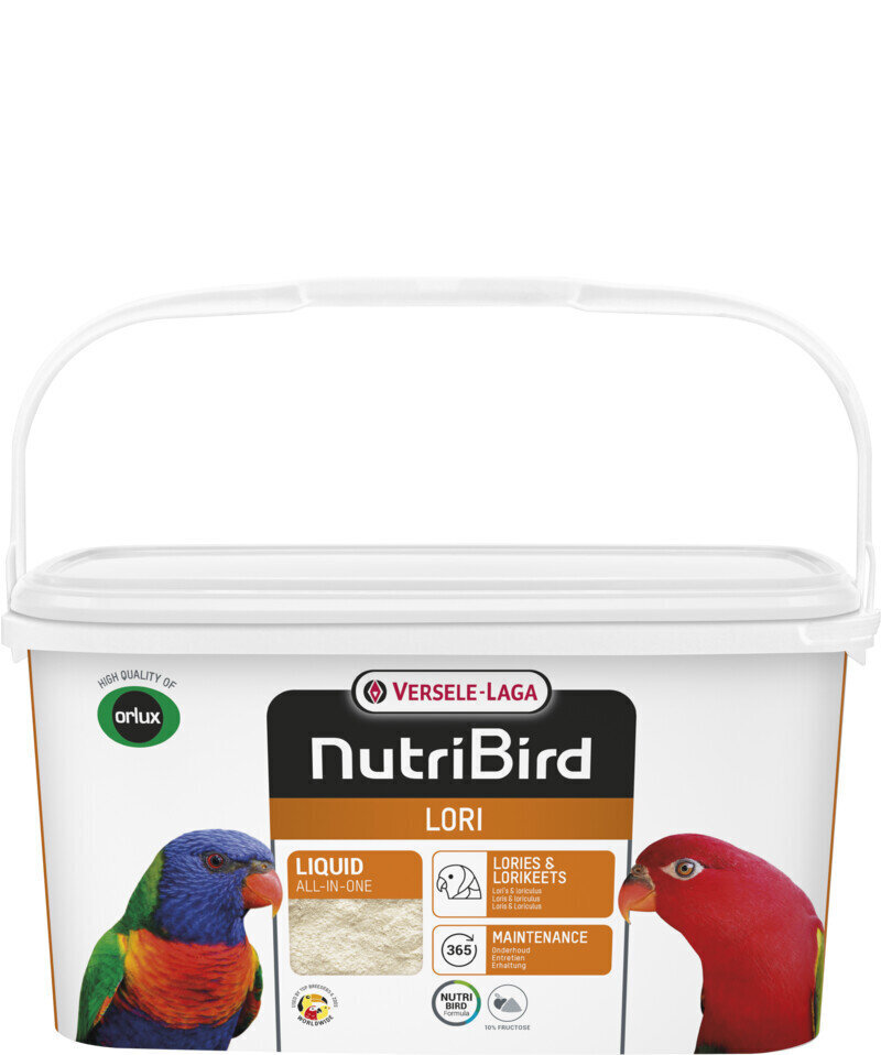 Toit papagoidele Versele Laga NutriBird Lori, 3 kg цена и информация | Linnutoidud | kaup24.ee